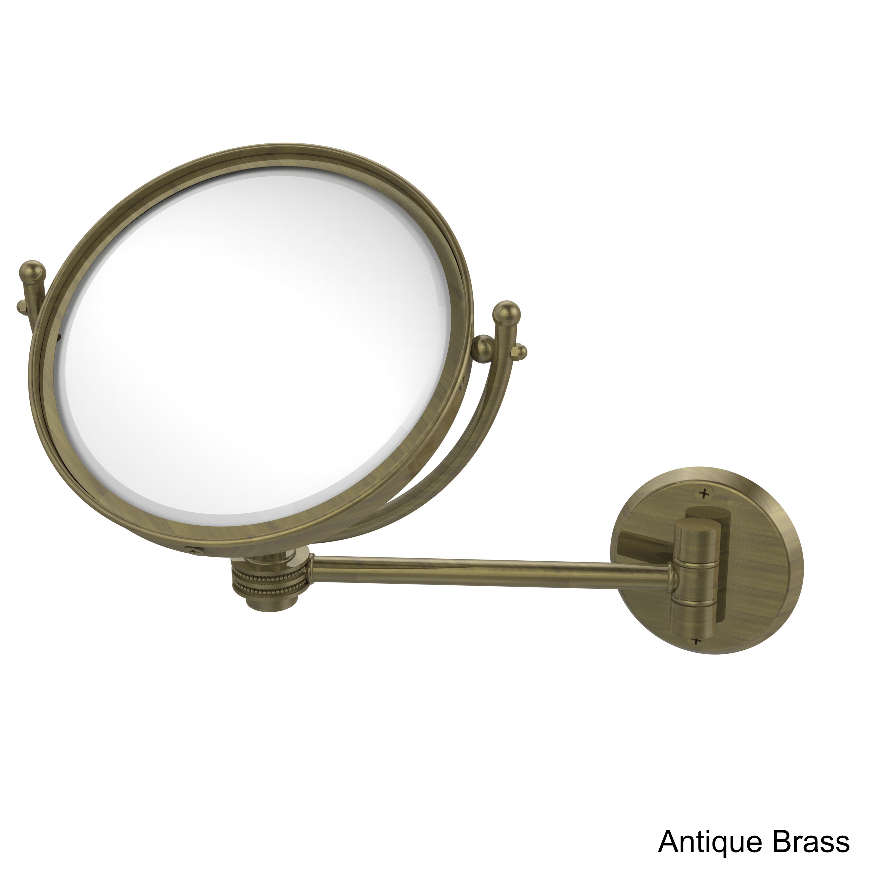 Brass on sale magnifying mirror