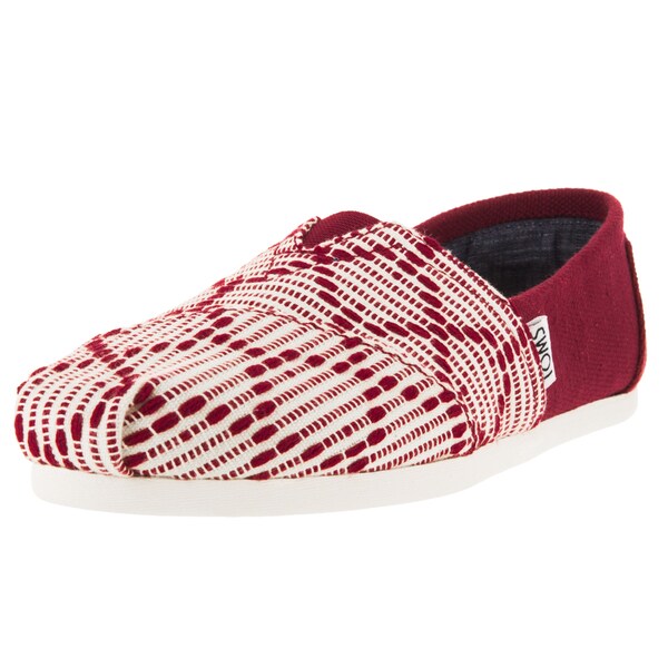 Shop Toms Women's Classic Red Casual Shoe - Free Shipping Today ...