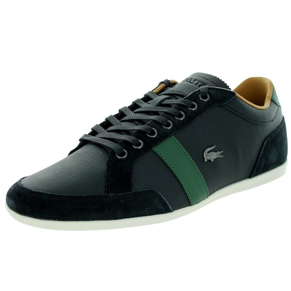 lacoste black casual shoes