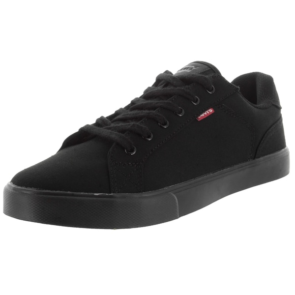 black levi's canvas shoes