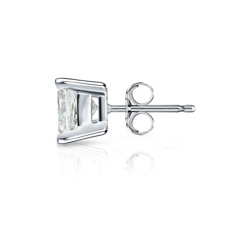 Auriya 1/3ctw Princess-Cut Diamond SINGLE STUD (1) Earring 14k Gold