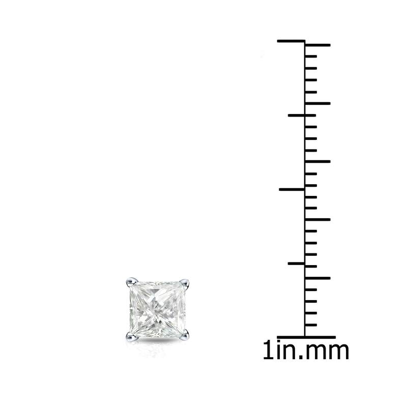 Auriya 1/2ctw Princess-Cut Diamond SINGLE STUD (1) Earring 14k Gold