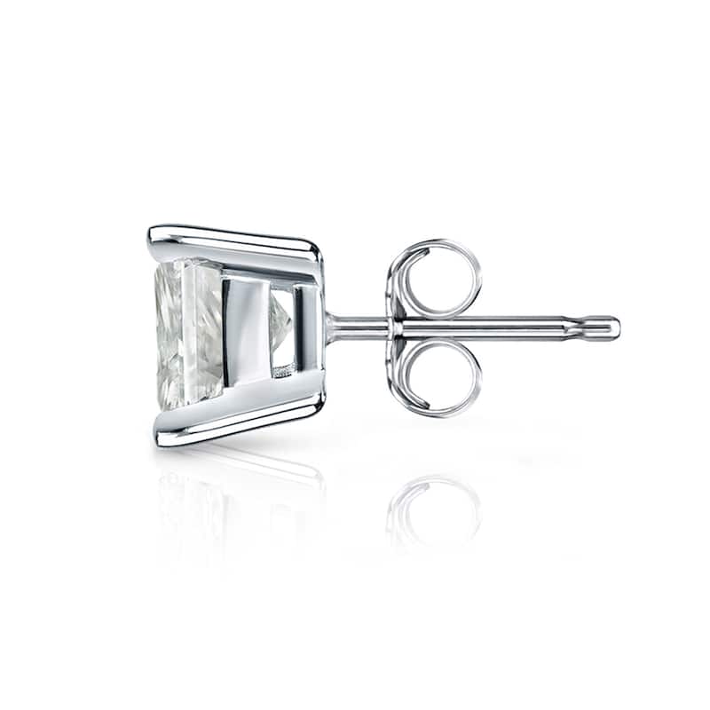 Auriya 1/2ctw Princess-Cut Diamond SINGLE STUD (1) Earring 14k Gold