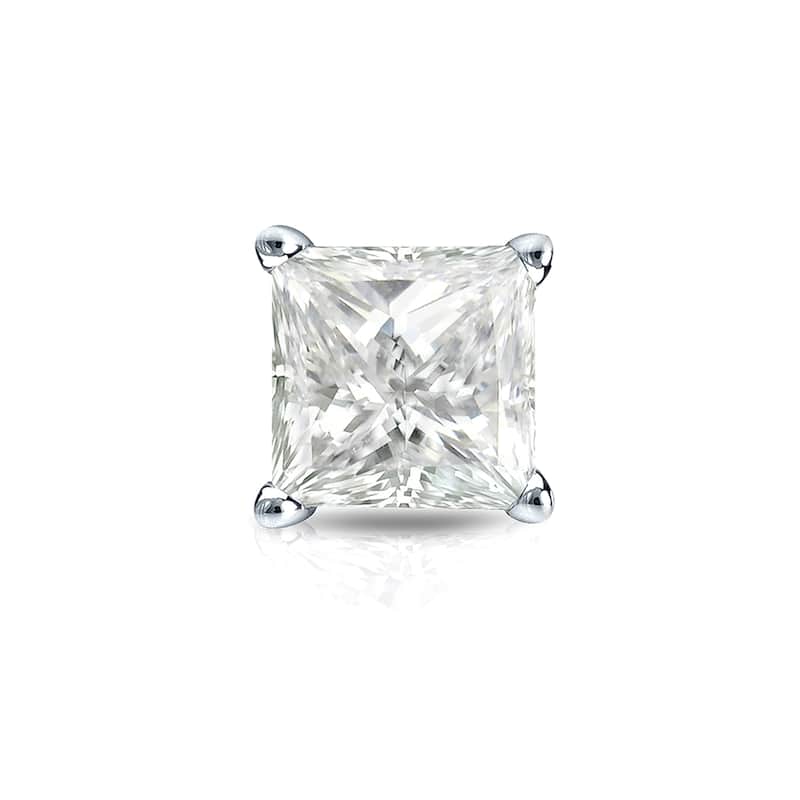 Auriya 1/2ctw Princess-Cut Diamond SINGLE STUD (1) Earring 14k Gold