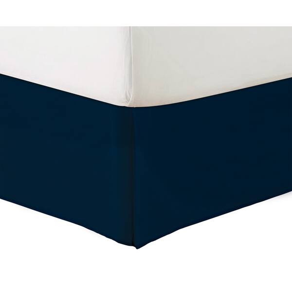 Demetri Navy Blue and White 8Piece King Size Trellis Comforter Set (As