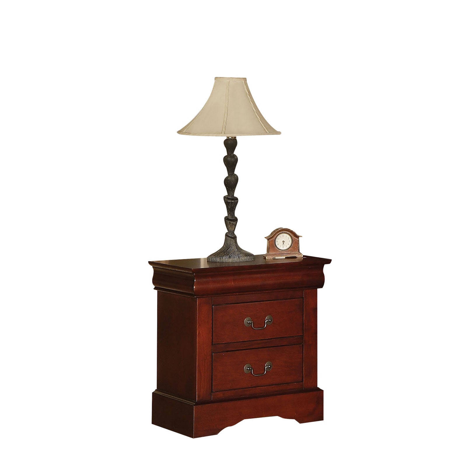  Acme Furniture Louis Philippe III Nightstand in Cherry : Home &  Kitchen