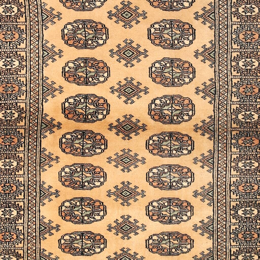 HERAT ORIENTAL Handmade OneofaKind Bokhara Wool Rug 3'4 x 5'4