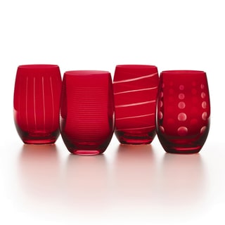 Mikasa 'Cheers' 16.5 oz. Ruby Stemless Wine Glass (Set of 4)