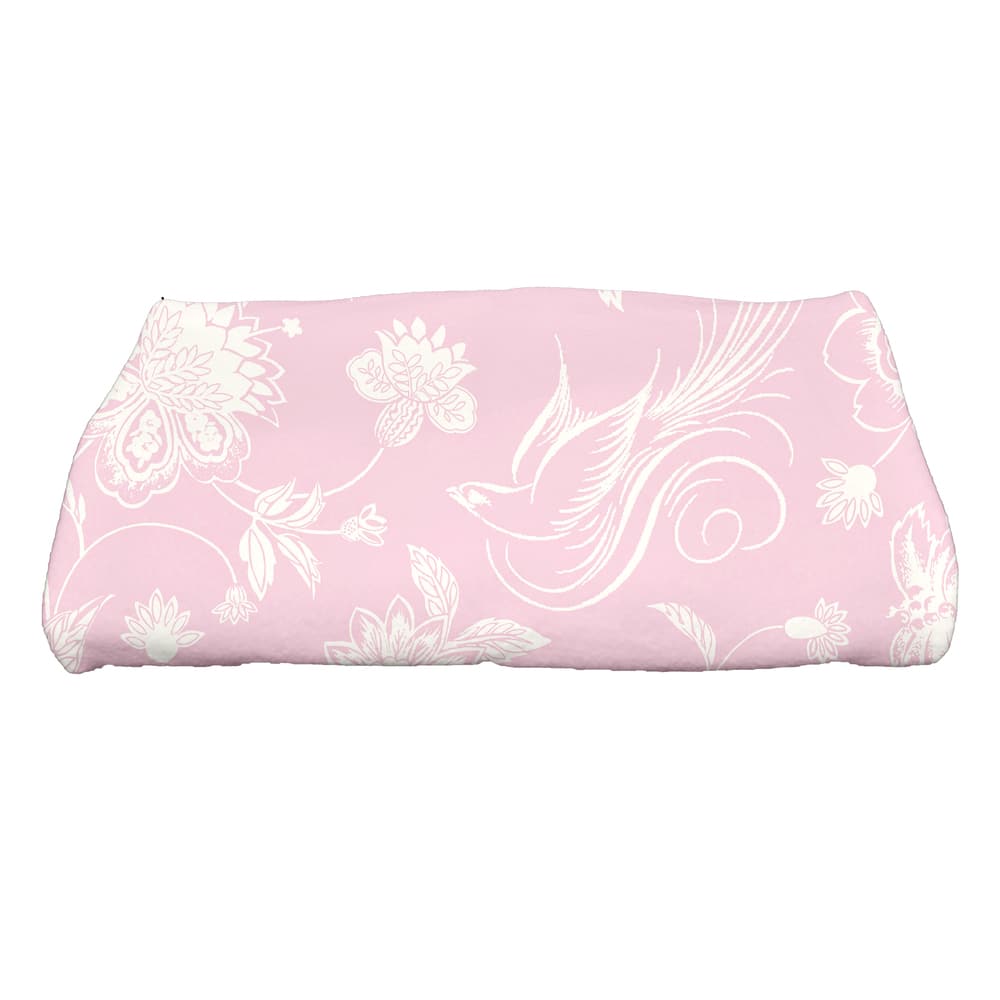 28 x 58-inch, Traditional Bird Floral, Floral Print Bath Towel