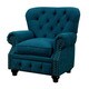 preview thumbnail 12 of 12, Mofi Traditional Linen Fabric Tufted Armchair by Furniture of America