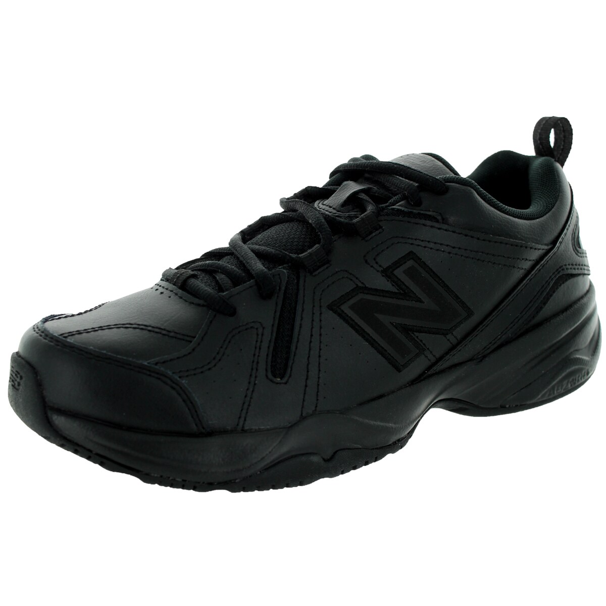 new balance men's 608v4 black wide athletic shoe