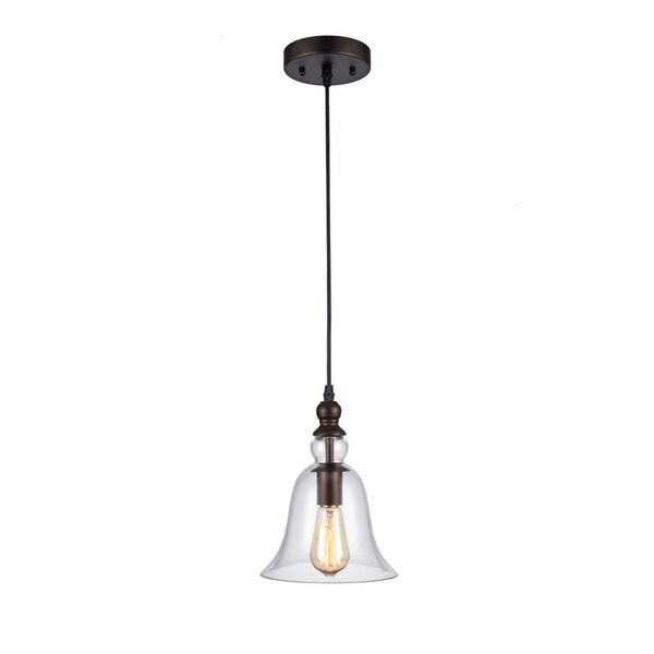 Chloe Industrial 1-light Oil Rubbed Bronze Pendant