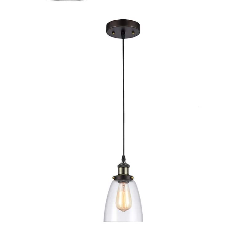 Chloe Industrial 1-light Oil Rubbed Bronze Pendant