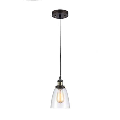 Chloe Industrial 1-light Oil Rubbed Bronze Pendant