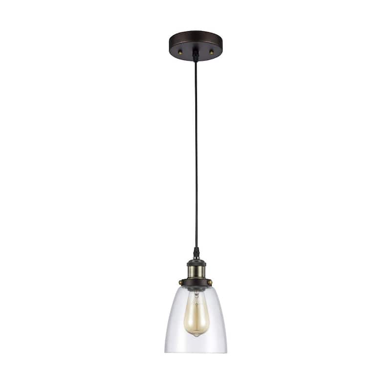 Chloe Industrial 1-light Oil Rubbed Bronze Pendant