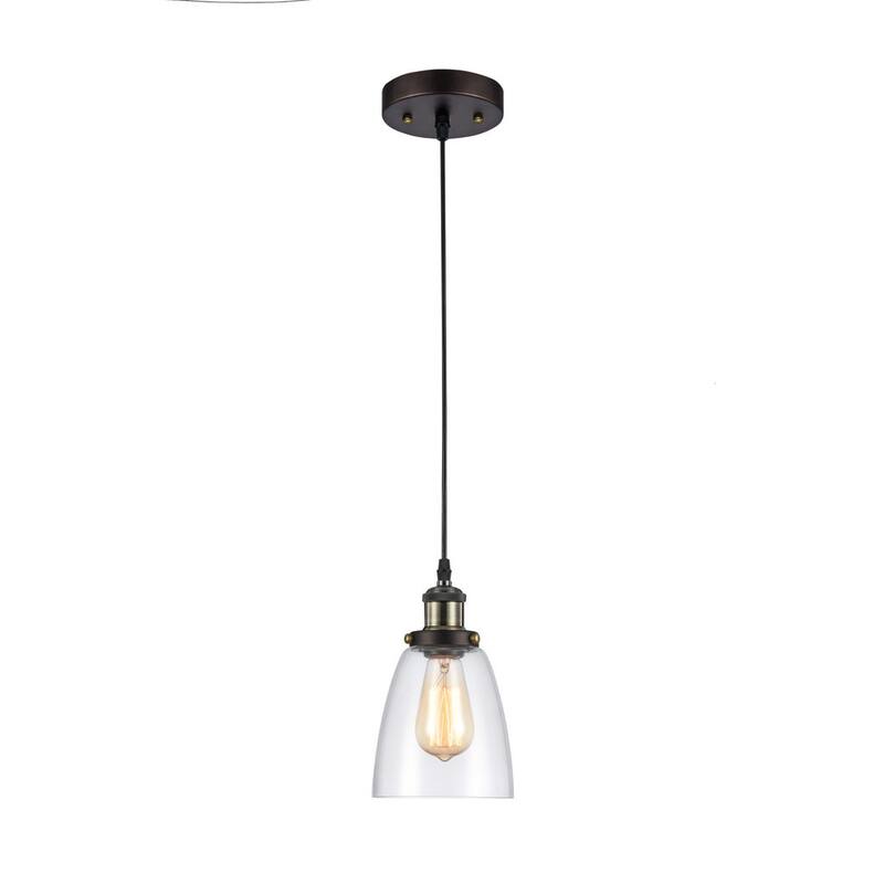 Chloe Industrial 1-light Oil Rubbed Bronze Pendant