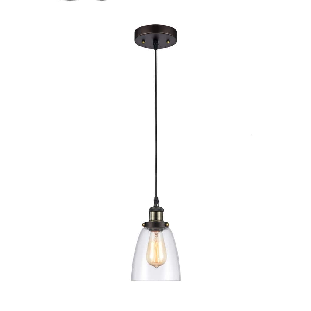 Chloe Industrial 1-light Oil Rubbed Bronze Pendant