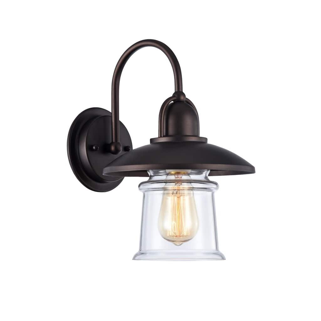 Industrial 1-light Oil Rubbed Bronze Wall Sconce