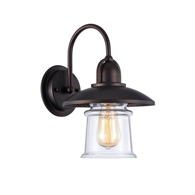 Industrial 1-light Oil Rubbed Bronze Wall Sconce