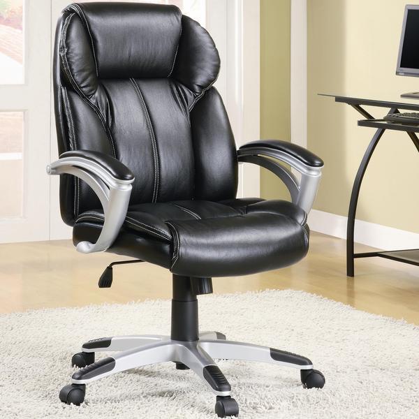 Shop Executive Ergonomic Plush Office Chair with Padded Arms - Free Shipping Today - Overstock ...