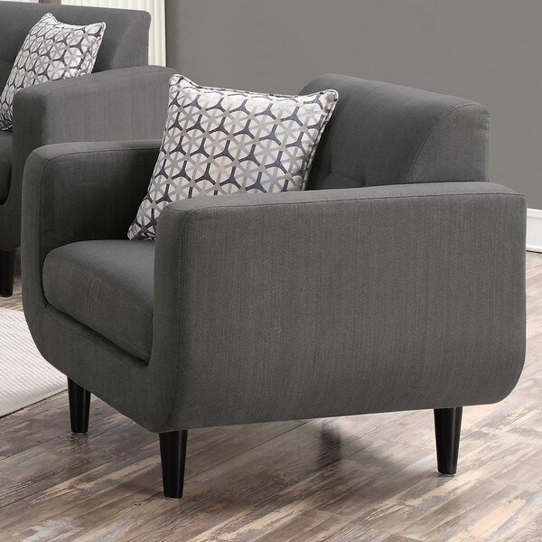 grey living room chair