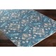 preview thumbnail 16 of 14, Hand-Woven Via Cotton Rug - 8' x 11' Blue