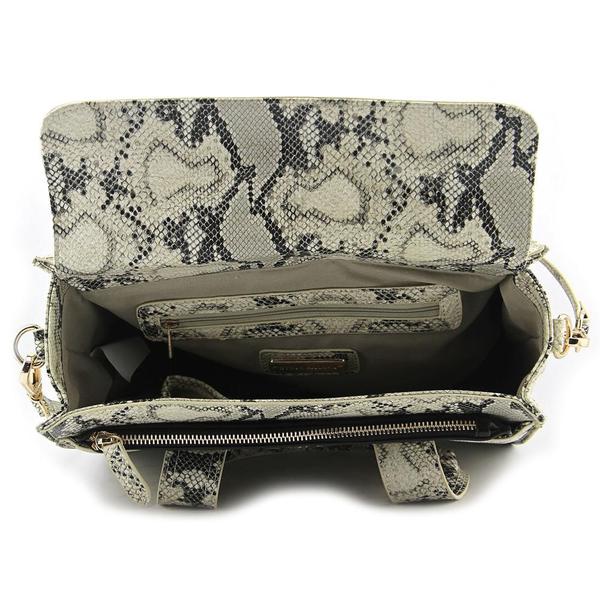 steve madden snakeskin clutch