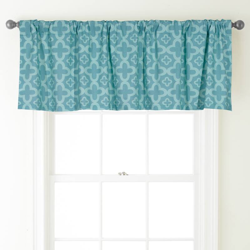 Nanshing Azami 54 x 18-inch Rod-Pocket Curtain Valance - 54 x 18 - Green