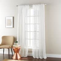Buy Geometric Sheer Curtains Online At Overstock Our Best Window Treatments Deals