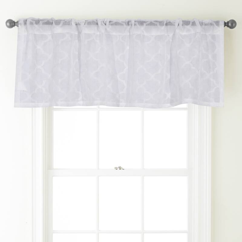 Nanshing Juliet 54 x 18-inch Rod-pocket Curtain Valance - 54 x 18