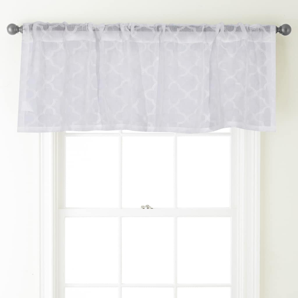 Nanshing Juliet 54 x 18-inch Rod-pocket Curtain Valance - 54 x 18