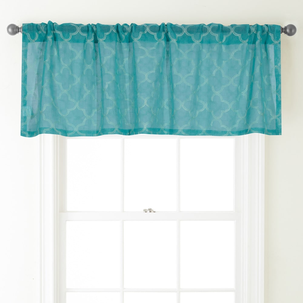 Nanshing Juliet 54 x 18-inch Rod-pocket Curtain Valance - 54 x 18
