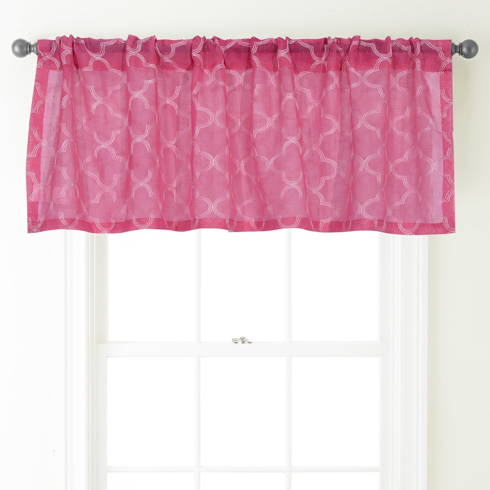 Nanshing Juliet 54 x 18-inch Rod-pocket Curtain Valance - 54 x 18