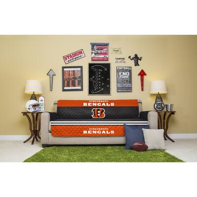 Licensed NFL Cincinatti Bengals Multicolored Licensed Sofa Protector