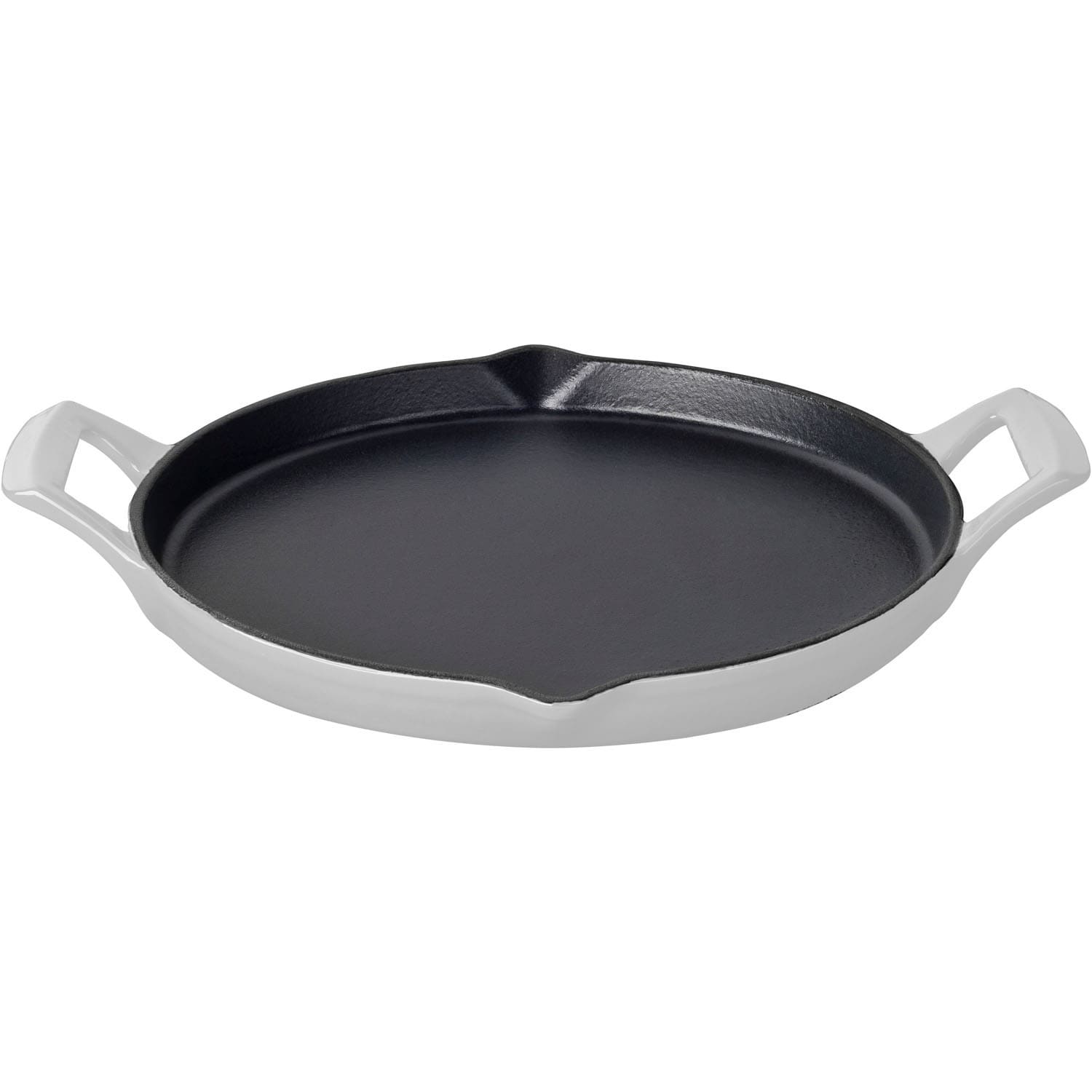 Seasoned Cast Iron Shallow Round Griddle