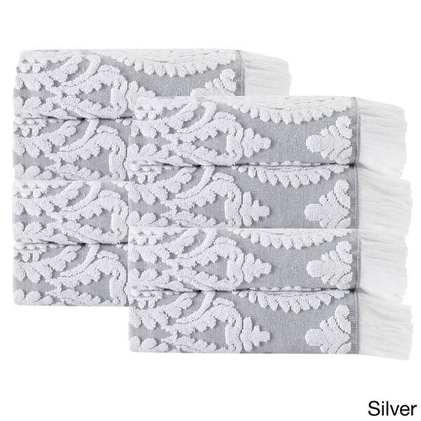 Laina Turkish Cotton Hand Towel (Set of 8) 16x28 inches Bed Bath