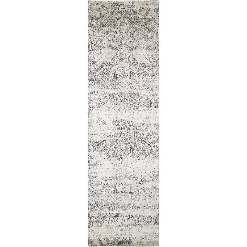 Nourison Luminance LUM11 Area Rug - 2'3" x 8' Runner - Ivory/Black - Runner/Rectangle