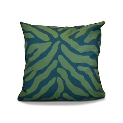 20 x 20-inch Animal Stripe Geometric Print Pillow