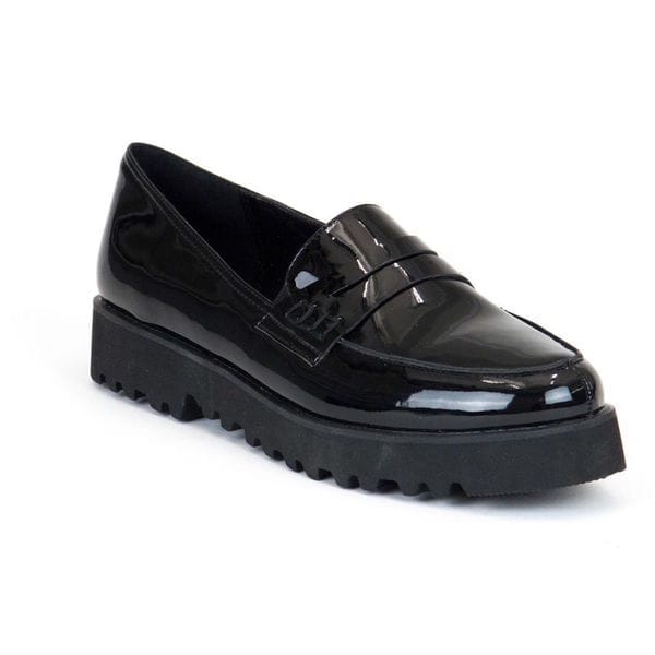 Shop Gc Shoes Women's Broadway Black Patent Loafers - Free Shipping 