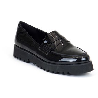 Shop Gc Shoes Women's Broadway Black Patent Loafers - Free Shipping ...