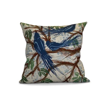 20 x 20-inch Jays Floral Print Pillow