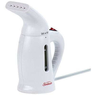 Sunbeam White Handheld Compact Fabric and Garment Steamer