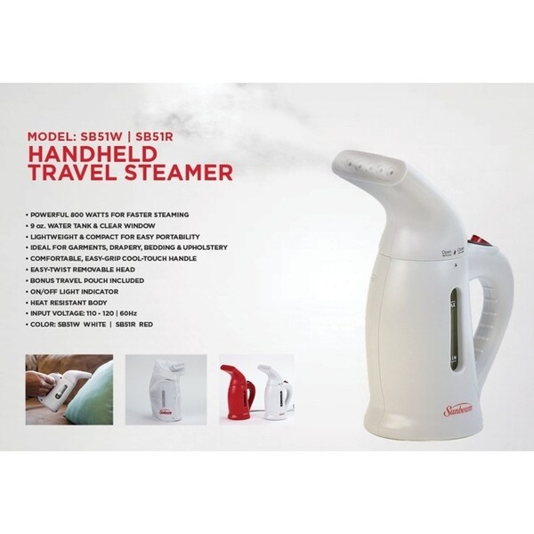 Sunbeam handheld online garment travel steam