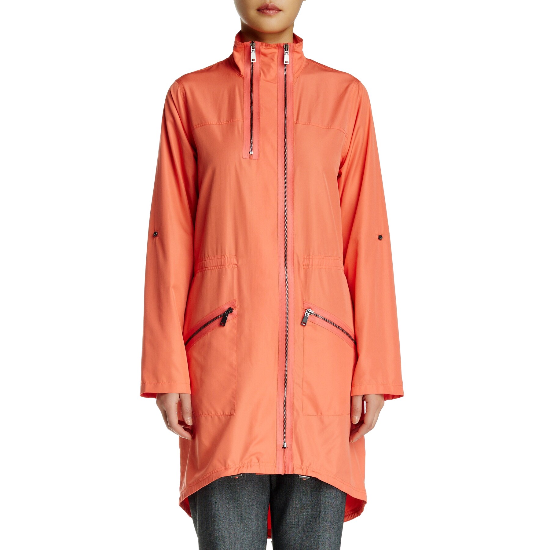 tahari rain jacket