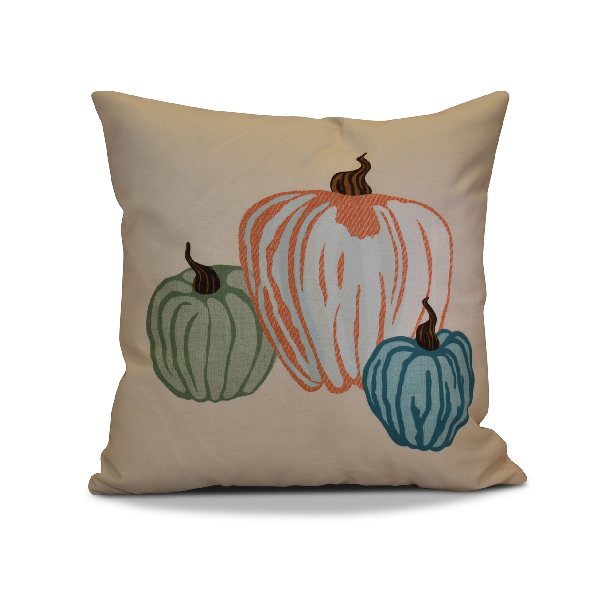Geometric Print Pillow Cream E by design Pumpkin Spice