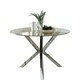 Coaster Company Chrome Glass Top Dining Table - Thumbnail 2
