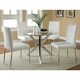 Coaster Company Chrome Glass Top Dining Table - Thumbnail 1