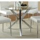 Coaster Company Chrome Glass Top Dining Table - Thumbnail 0
