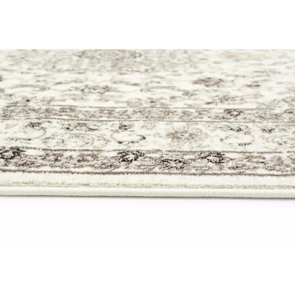 Persian Rugs Antique Styled Multi Colored Cream Ivory Base Persian Rugs Antique Styled Multi