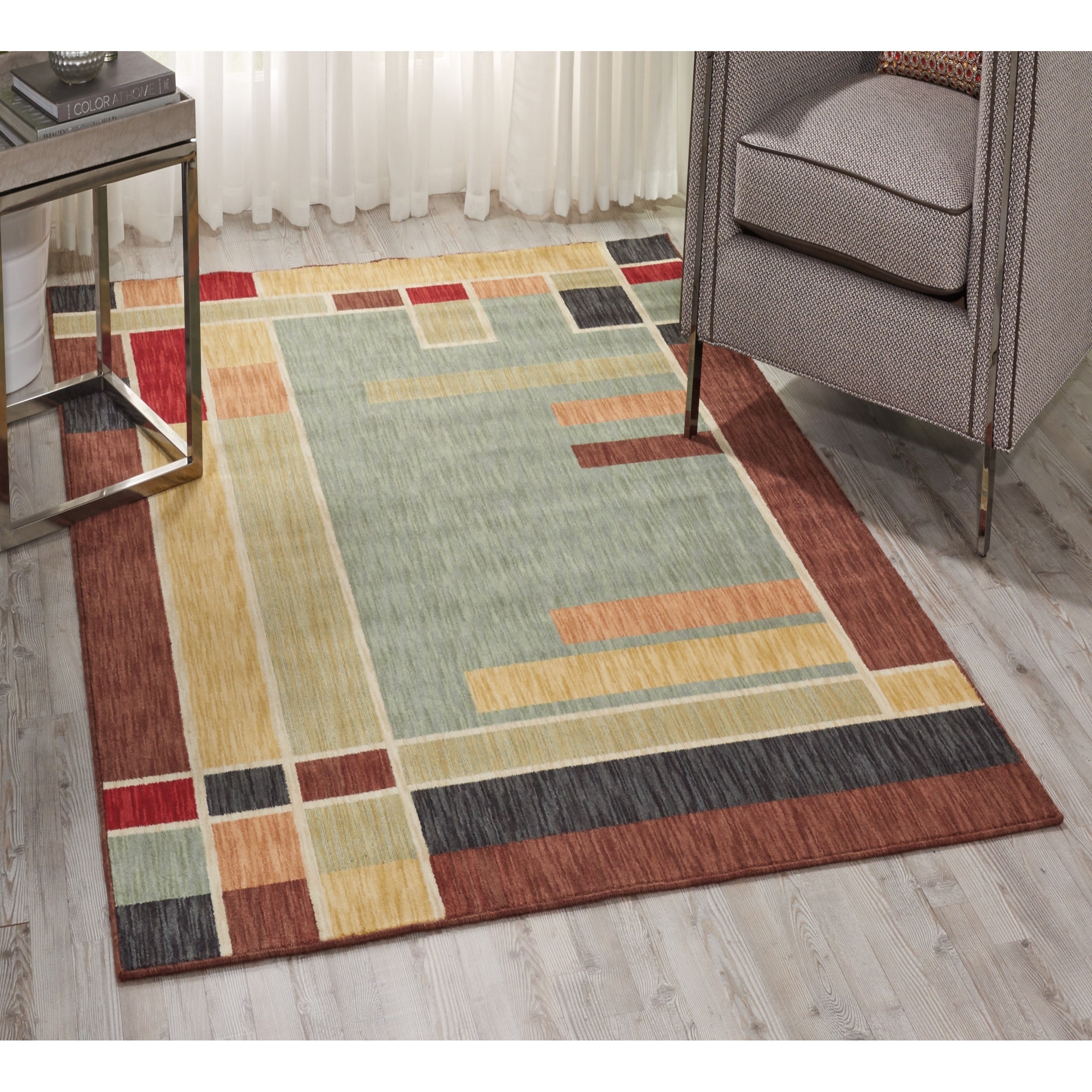 Nourison Aristo Multicolor Rug - Multi - 7'9" x 10'10"